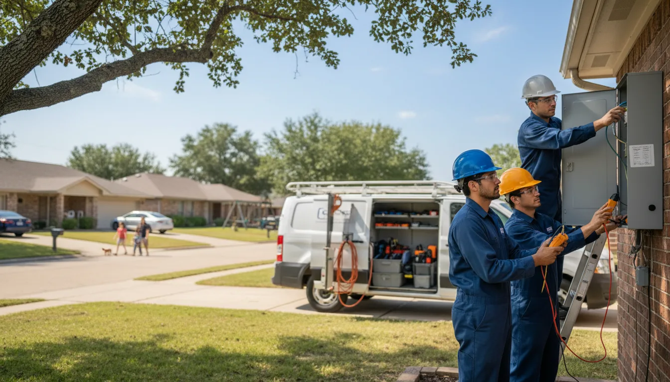 Certified electrician providing emergency electrical services in Trafford, AL